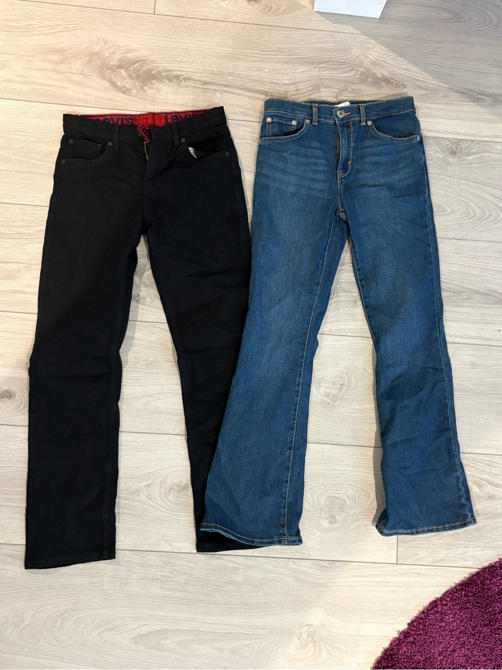 Levi's Kids Jeans Duo — Black and Blue Denim
